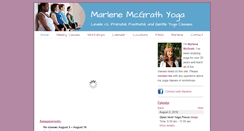 Desktop Screenshot of marlenemcgrathyoga.com